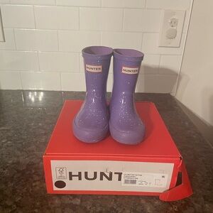 Hunter toddler rain boots size 6